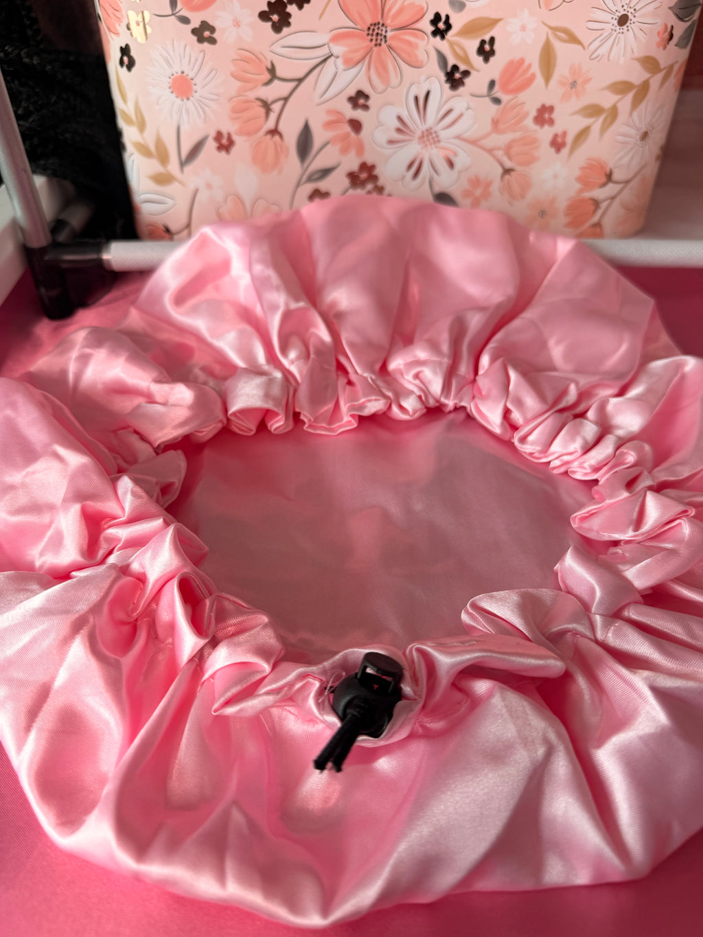 RDE 💋 Satin Bonnet | Lace Melting Band | Adjustable Band | DrawString Bonnet