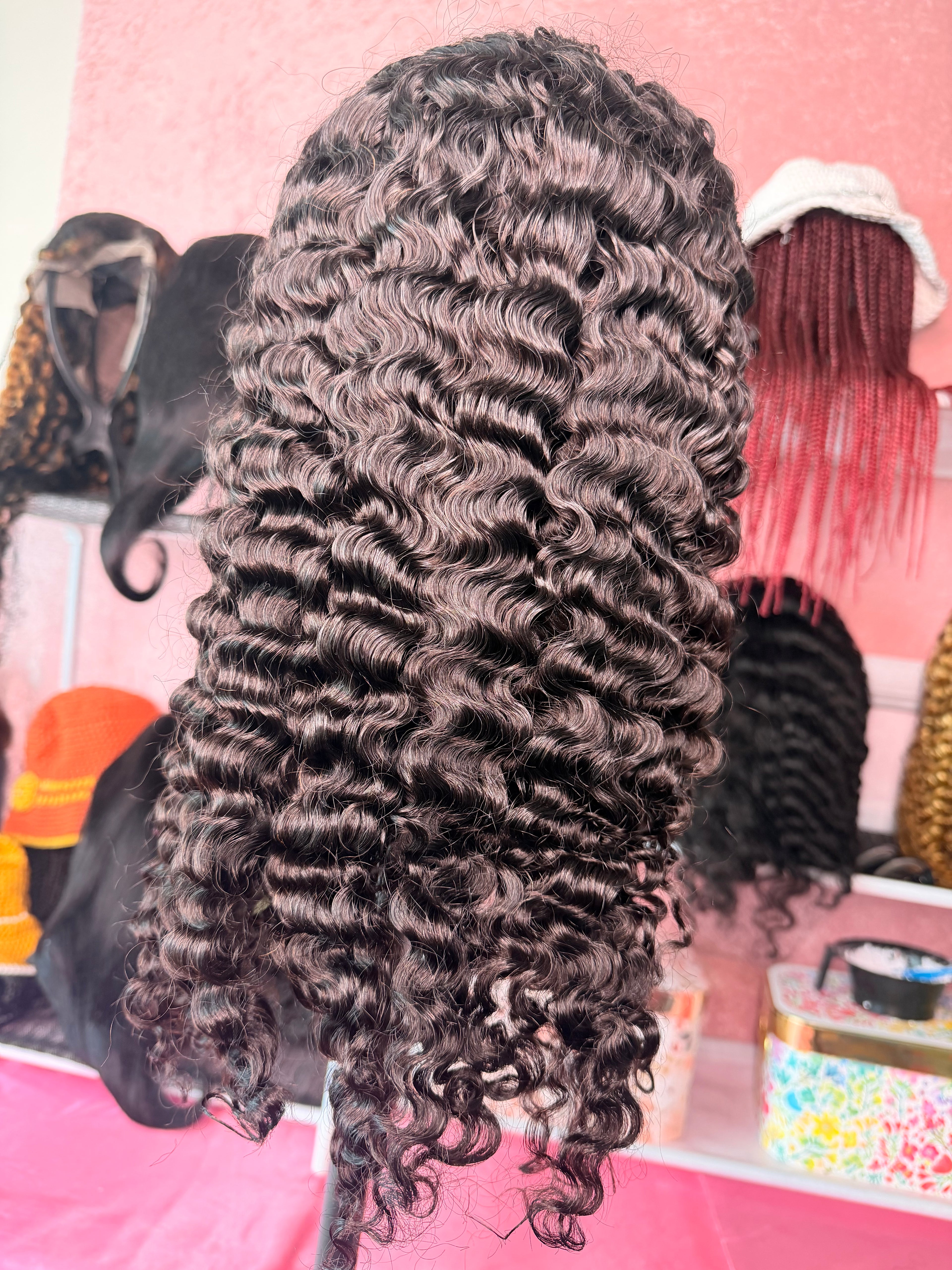 RDE💋 Burmese Curly Half Wig | 12A Grade 100% Human Hair | Premium Pressed Quality 😍