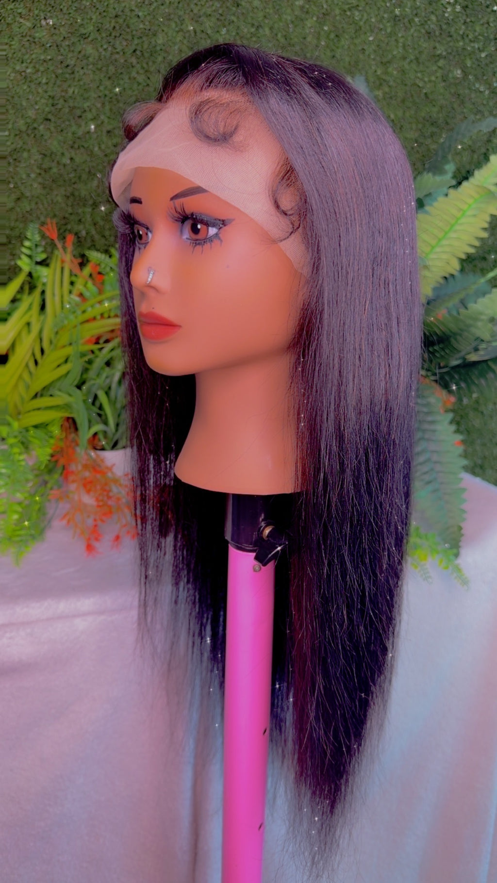 RDE💋| 24' Straight | Pre Customized | 100% Human Hair 13x4 Transparent Lace