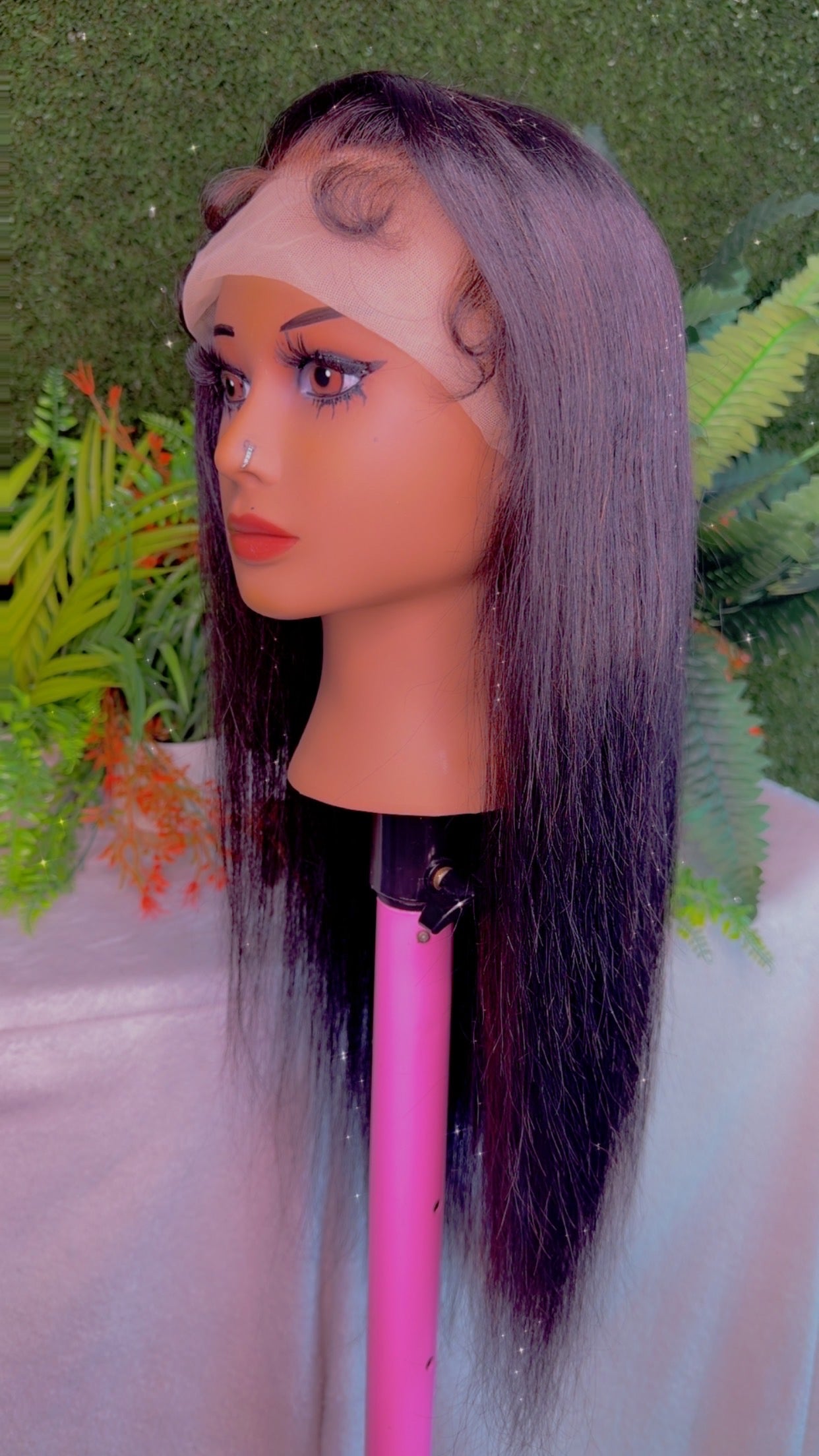 RDE💋| 24' Straight | Pre Customized | 100% Human Hair 13x4 Transparent Lace