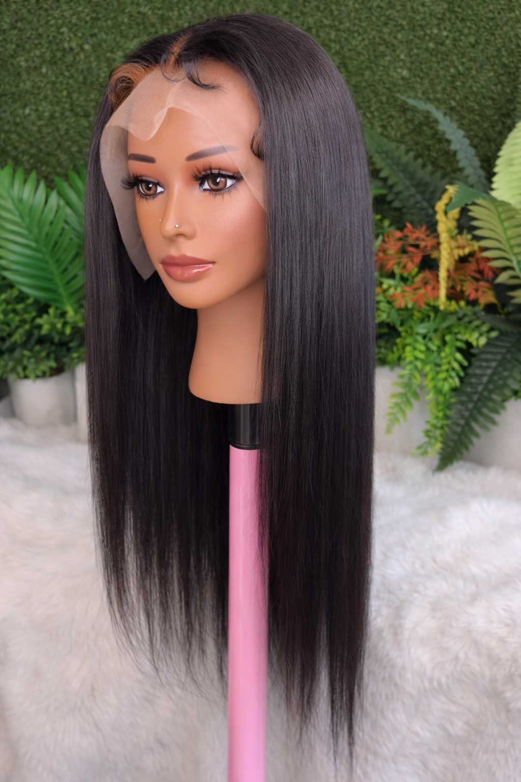 RDE💋| 24' Straight | Pre Customized | 100% Human Hair 13x4 Transparent Lace