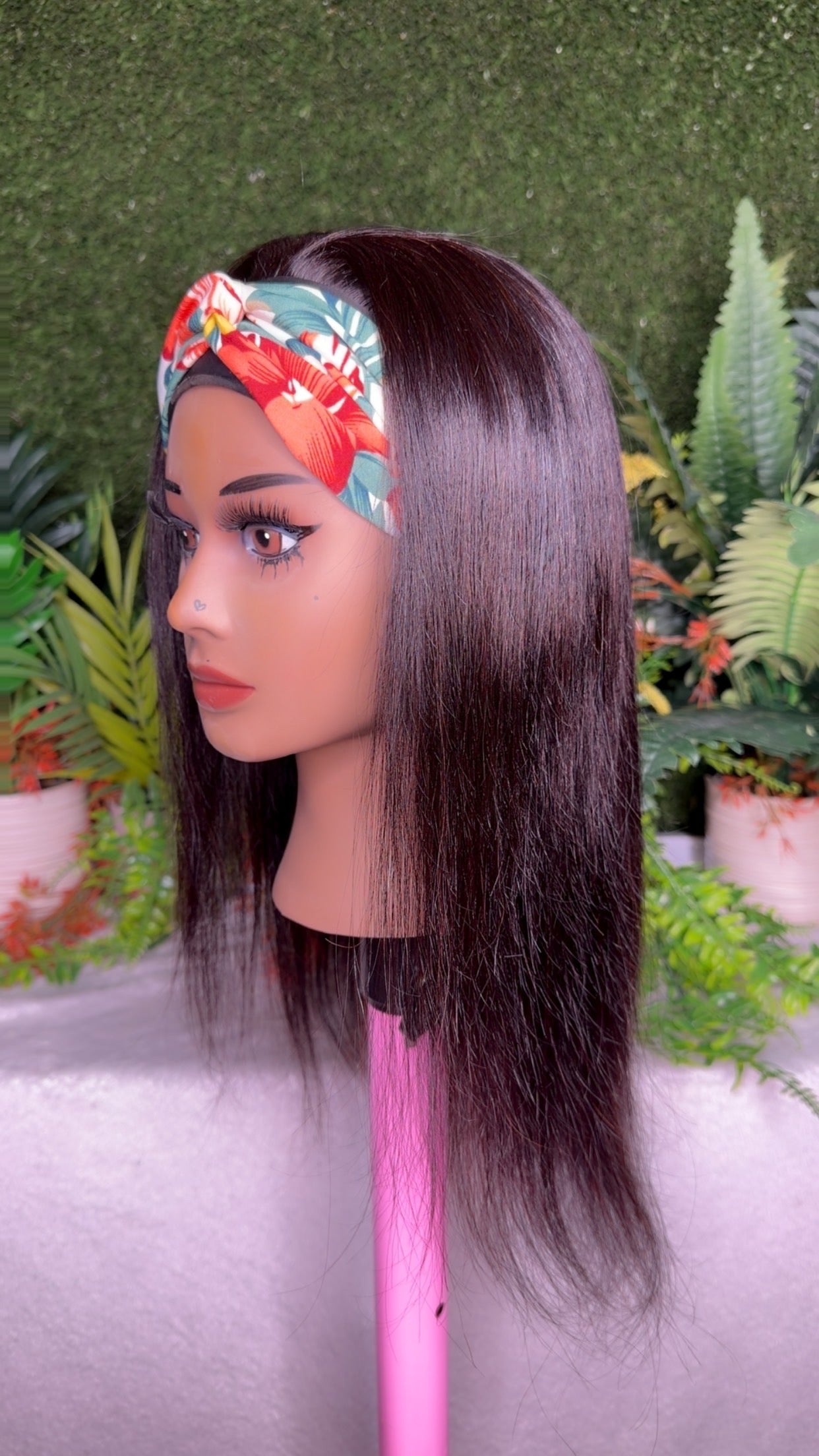 RDE💋 | 18’ Headband Half Wig | 100% Human Hair | LightWeight