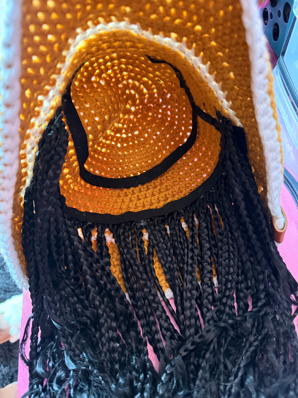 RDE💋 | Hat Wigs | Handmade Crochet Hat | Braids or 100% Human Hair Styles
