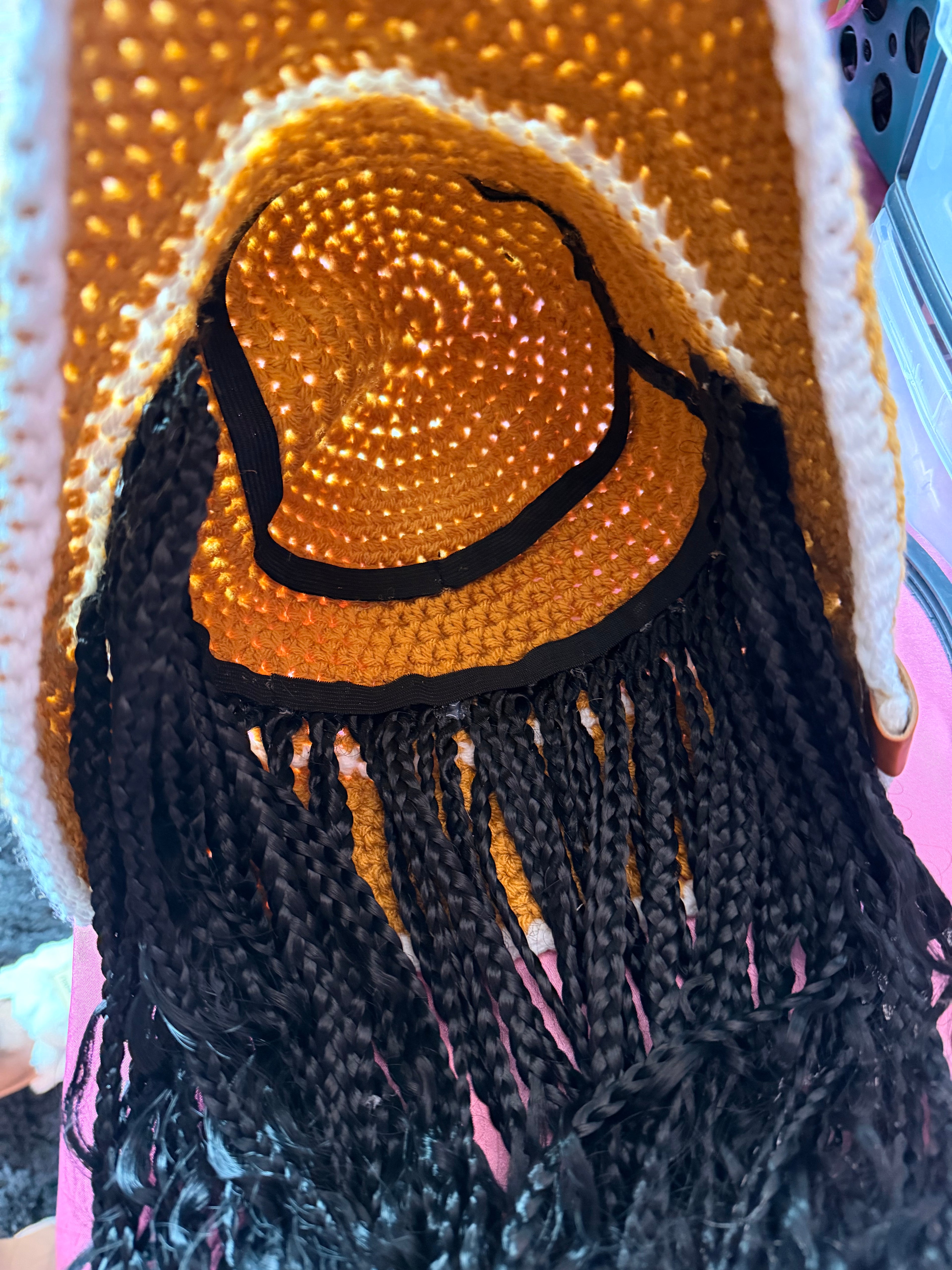 RDE💋 | Hat Wigs | Handmade Crochet Hat | Braids or 100% Human Hair Styles