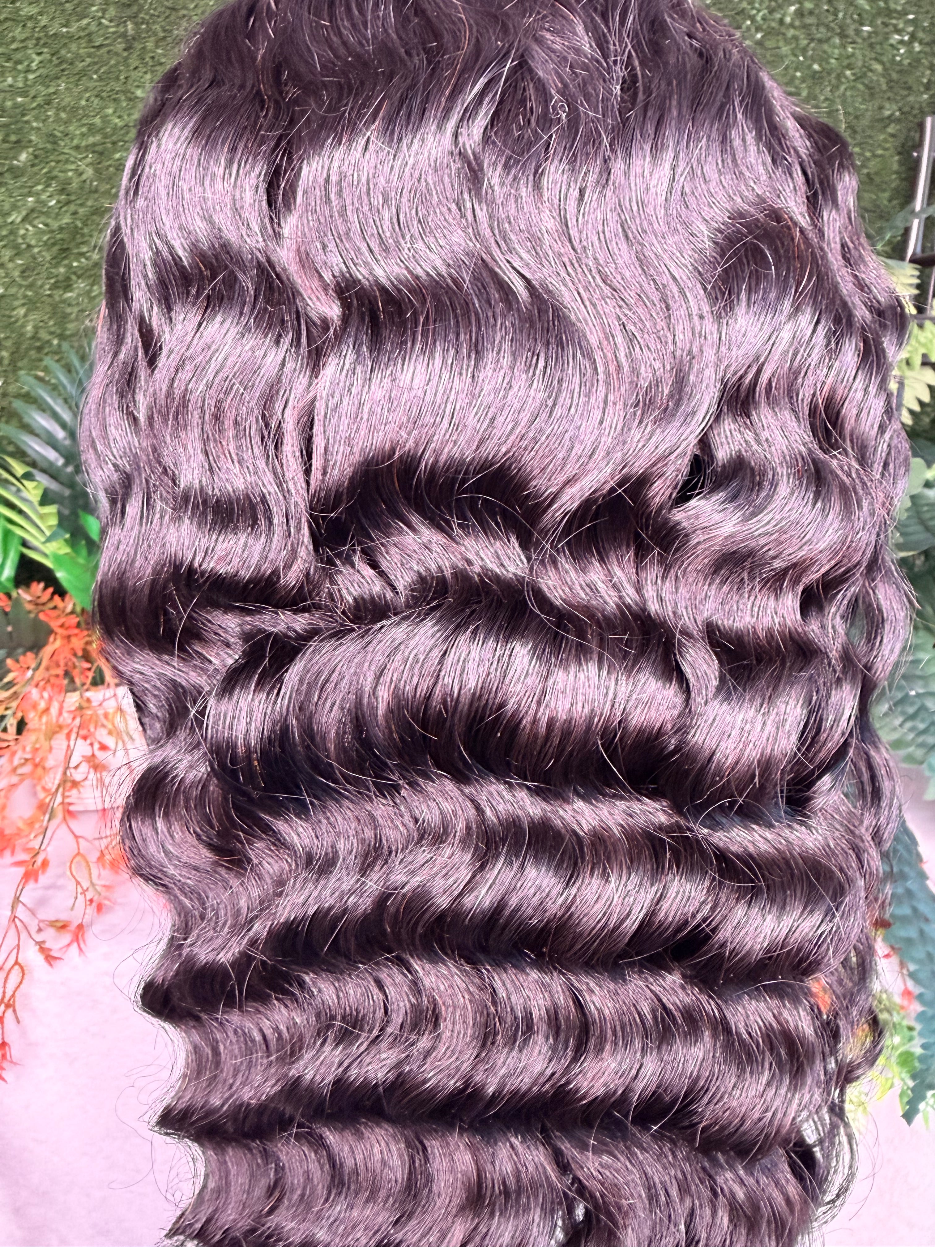 RDE💋 | Loose Deep Wave | 13x4 Transparent Lace | 180% Density | 12a 100% Human Hair