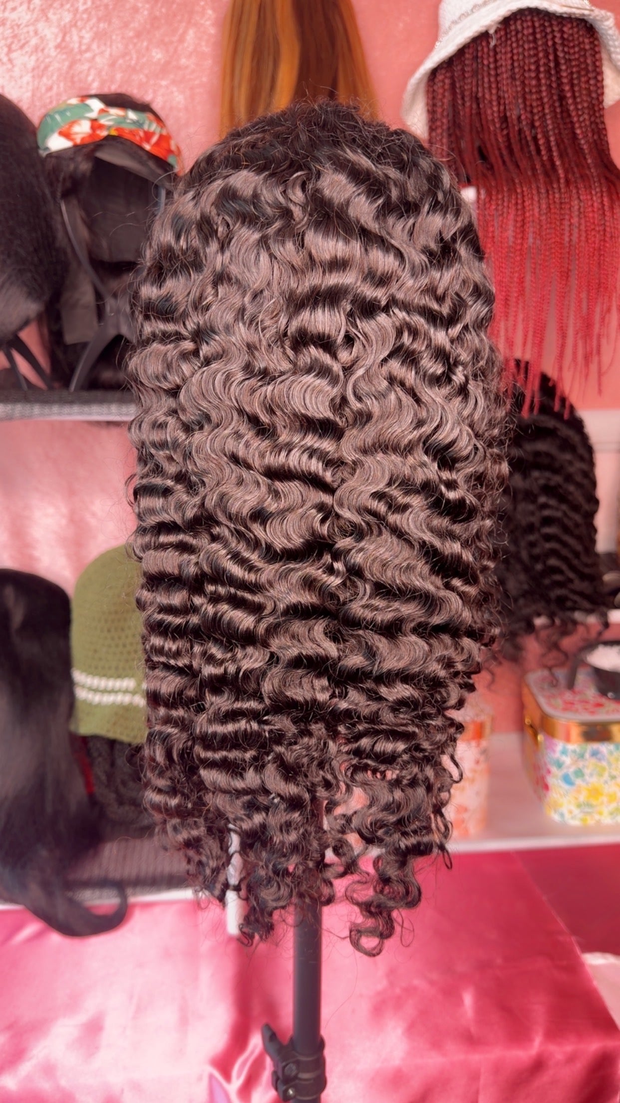 RDE💋 Burmese Curly Half Wig | 12A Grade 100% Human Hair | Premium Pressed Quality 😍