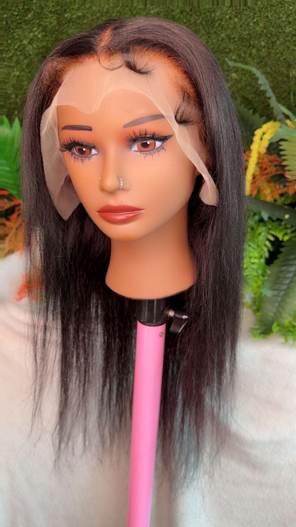 RDE💋| 24' Straight | Pre Customized | 100% Human Hair 13x4 Transparent Lace
