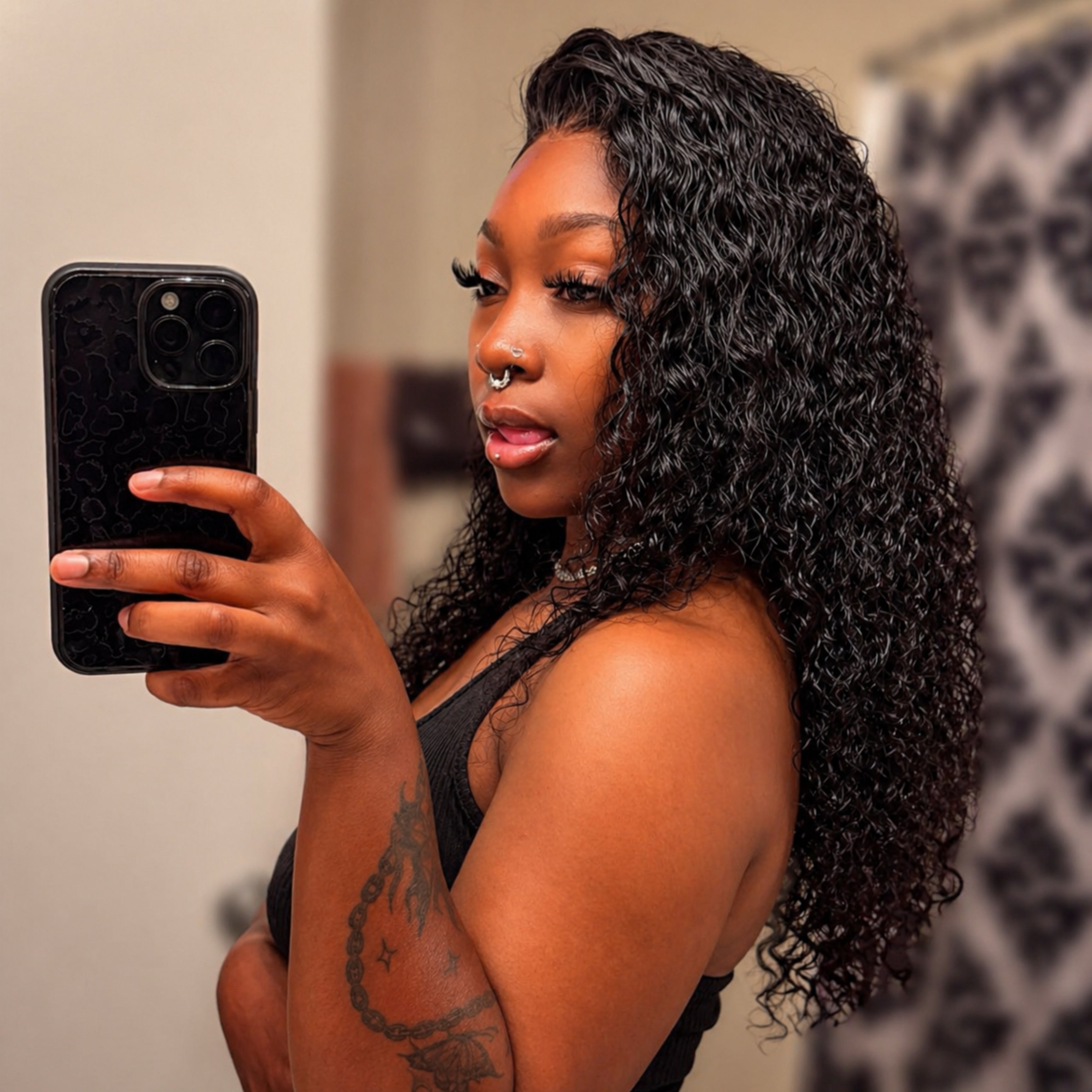RDE💋 | Water Wave | 13x4 Transparent Lace | 180% Density | 100% Human Hair 12A Grade 🥰💅🏽