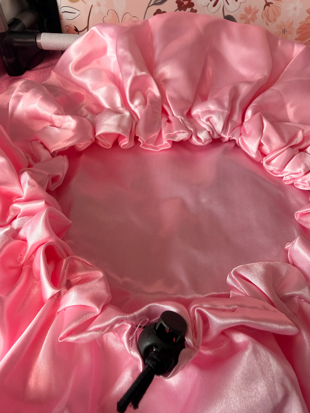 RDE 💋 Satin Bonnet | Lace Melting Band | Adjustable Band | DrawString Bonnet