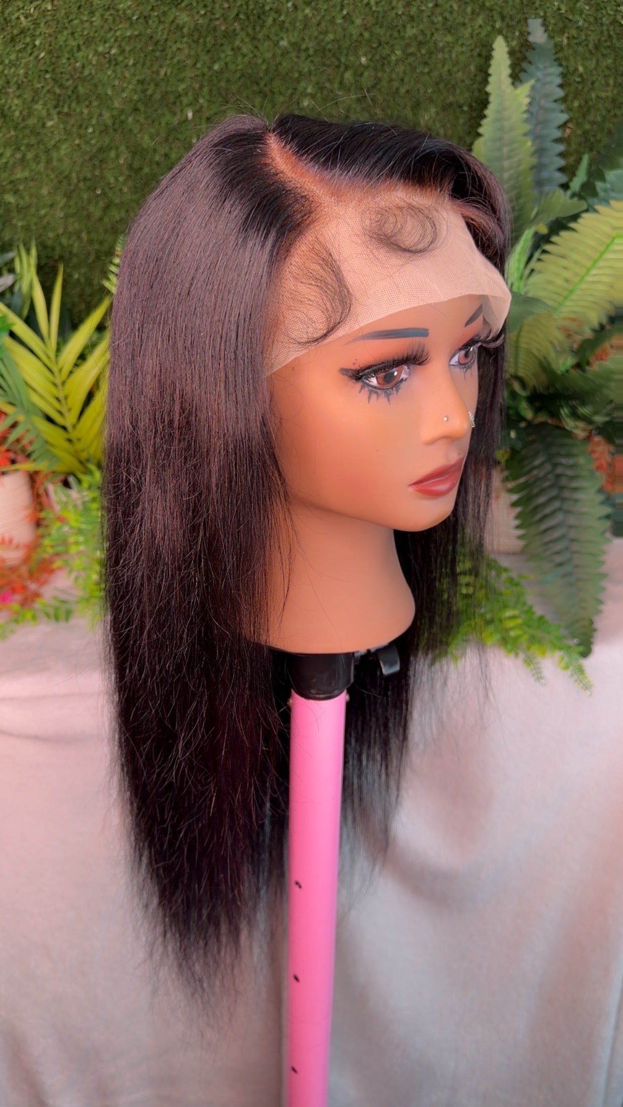 RDE💋| 24' Straight | Pre Customized | 100% Human Hair 13x4 Transparent Lace